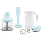 Smeg 4 accessories set, Pastel blue version, Beaker, Chopper, Whisk, Masher Accessoires, 4 accessories set, Pastel blue version, Beaker, Chopper, Whisk, Masher, Hand Blenders