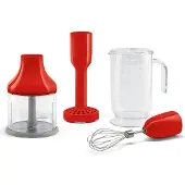 Smeg Set van 4 HBAC11RD accessoires voor Dome Mixer Rood