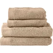 Zone Denmark Classic handdoekset 4 delen camel