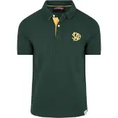 Superdry Shirt geel / donkergroen