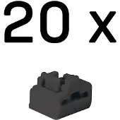 Lindy 47892 RJ45-poortsloten Zwart