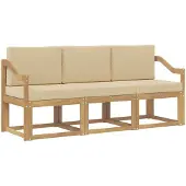 vidaXL Buiten bank set 3 st