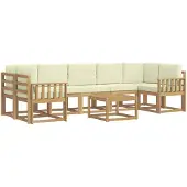 vidaXL Buiten bank set 6 st