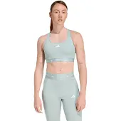 Adidas Sport bh 'TECHFIT' lichtgroen / wit