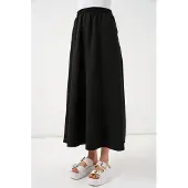 Bigdart Hoge Taille A-Lijn Maxi Rok