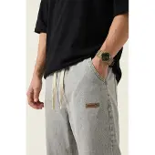 Big Dart Elastische Taille Spijkerbroek