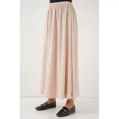 Big Dart Maxi Rok met Elastische Taille