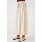 Big Dart Maxi Rok met Elastische Taille