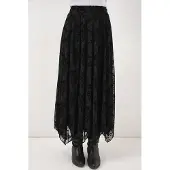 Big Dart Hoge Taille Bloemen A-Lijn Maxi Rok