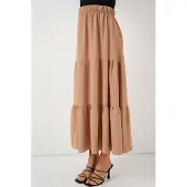 Bigdart Gestructureerde Maxi Rok