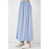 Big Dart Maxi Rok met Elastische Taille