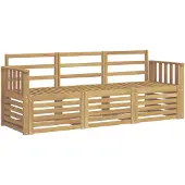 vidaXL Sofa-Sets Massief Acacia Hout