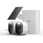 Arlo Ultra3 4K beveiligingscamera + Zonnepaneel - 2 Cam Kit (incl. Smart Hub)