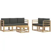 vidaXL Buiten bank set 6 st