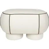 Housecraft living Marina Bank Ovaal 77,5 cm Wit