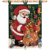 Vervaco - Kruiswandtapijt kit - Kerst - Kerstman - PN-0009309 - Borduren - Borduurpakket - Borduurpakket volwassenen - Borduurpakket kind