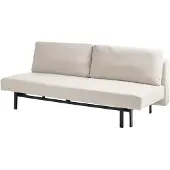 Beliani ROYKKA - Slaapbank - Gebroken wit - Polyester
