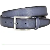 Lindenmann leren heren riem - jeansblauw