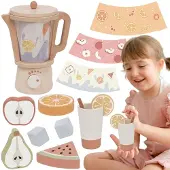 Tooky Toy Kitchen Blender With Accessories - 18 Pieces - UNI