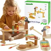 Tooky Toy Educatieve muziektafel - Toekan - UNI