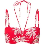 Lingadore Bikinitop bloedrood / wit