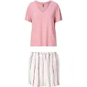 Lingadore Pyjama pink / wit