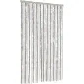 vidaXL Vliegengordijn 100x200 cm chenille lichtgrijs en wit