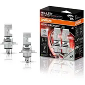 Osram NIGHT BREAKER LED SPEED H4, 450% meer licht, 6000K, 12 V, met wegtoelating, snelle installatie, geen mechanische accessoires nodig