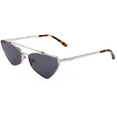 Karl Lagerfeld Zonnebril - - KL313S 045 - Zilver metaal - Grijze glazen 59 mm - Dames