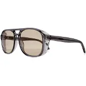 Tom Ford Rosco FT1022 20E grijs kristal licht naar donkerbruin fotochromische zonnebril