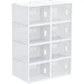 JTI DIY schoenenkast - kunststof - transparant - 28L x 36B x 21H cm