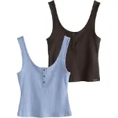 Next Slaapshirt lichtblauw / donkerbruin