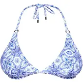 JOOP! Bikinitop ' Muri Beach ' blauw / wit