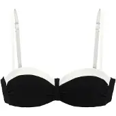 LASCANA Bikinitop zwart / wit