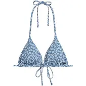 Marc O'Polo Bikinitop ' Shiny ' blauw / wit