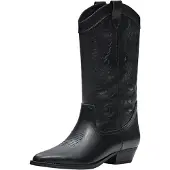Bershka Cowboylaarzen zwart