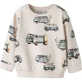 Name it Sweatshirt lichtbeige / goud / grijs