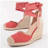 Montevita Espadrilles Met Een Sleehak Balenci8 Oranje