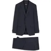 BOSS Tweedelig slim-fit pak van scheerwol