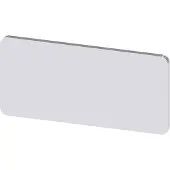Siemens 3SU1900-0AC81-0AA0 3SU19000AC810AA0 Opschriftbord Montage mogelijkheid (l x b) 27 mm x 12.5 mm Zonder opdruk Zilver 10 stuk(s) Piece