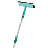Leifheit Raamwisser Brush Window Cleaner met telescoopsteel 200 cm