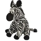 Wild republic knuffel zebra junior 30 cm pluche zwart/wit