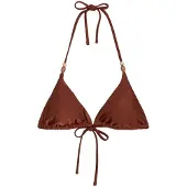 Marc O'Polo Bikinitop ' Shiny ' bruin / cappuccino