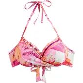 Next Bikinitop perzik / pink / magenta / wit