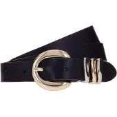 B.belt Riem Leder 105 cm zwart