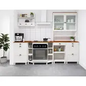 Notio Living Toscana-Keuken CupBoard 3 lades in wit honig