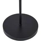 LINDBY Vloerlampe , Melanie, Zwart, Woonkamer, Metaal, Modern