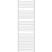LuxeBath Elektrische badkamerradiator met verwarmingselement 1200W 600x1800 mm Wit gebogen zijaansluiting & thermostaat Digitaal display