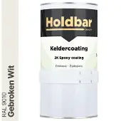 Holdbar Keldercoating Gebroken Wit (RAL 9010) 1 kg
