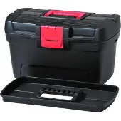 Curver Herobox gereedschapskist - 16" - Kunststof - Zwart/rood